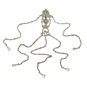 Victorian Sterling Silver Art Nouveau Sewing Chatelaine Antique 1889 London