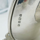 A.E Jones Pair of Sterling Silver Arts & Crafts Tazzas Antique 1919 Birmingham