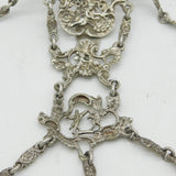 Victorian Sterling Silver Art Nouveau Sewing Chatelaine Antique 1889 London