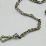 Victorian Sterling Silver Art Nouveau Sewing Chatelaine Antique 1889 London