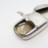 Victorian Sterling Silver Sovereign Holder & Vesta Case Antique 1899 Chester