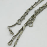 Victorian Sterling Silver Art Nouveau Sewing Chatelaine Antique 1889 London