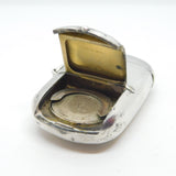 Victorian Sterling Silver Sovereign Holder & Vesta Case Antique 1899 Chester