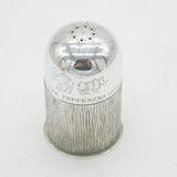 Gerald Benney Sterling Silver 'Guild of Pepperers' Pepper Shaker Vintage London