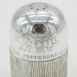 Gerald Benney Sterling Silver 'Guild of Pepperers' Pepper Shaker Vintage London