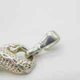 Sterling Silver Chinese Dragon Form Statement Bracelet Vintage c1990 18cm
