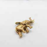 Lucky Elephant 9ct Yellow Gold English Charm Pendant Vintage 1973 Birmingham