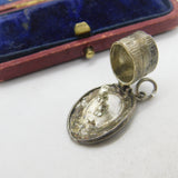 Sterling Silver Rabbit in the Magicians Hat Charm Pendant Vintage c1970