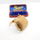Early Georgian 9ct Rose Gold Vinaigrette Cross Pattern c1760 Antique AF