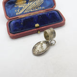 Sterling Silver Rabbit in the Magicians Hat Charm Pendant Vintage c1970