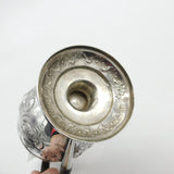Georgian Sterling Silver Floral Repousse Water Jug Antique 1821 London S. Royes