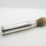George IV Sterling Silver Travelling Shaving Brush Antique 1825 London