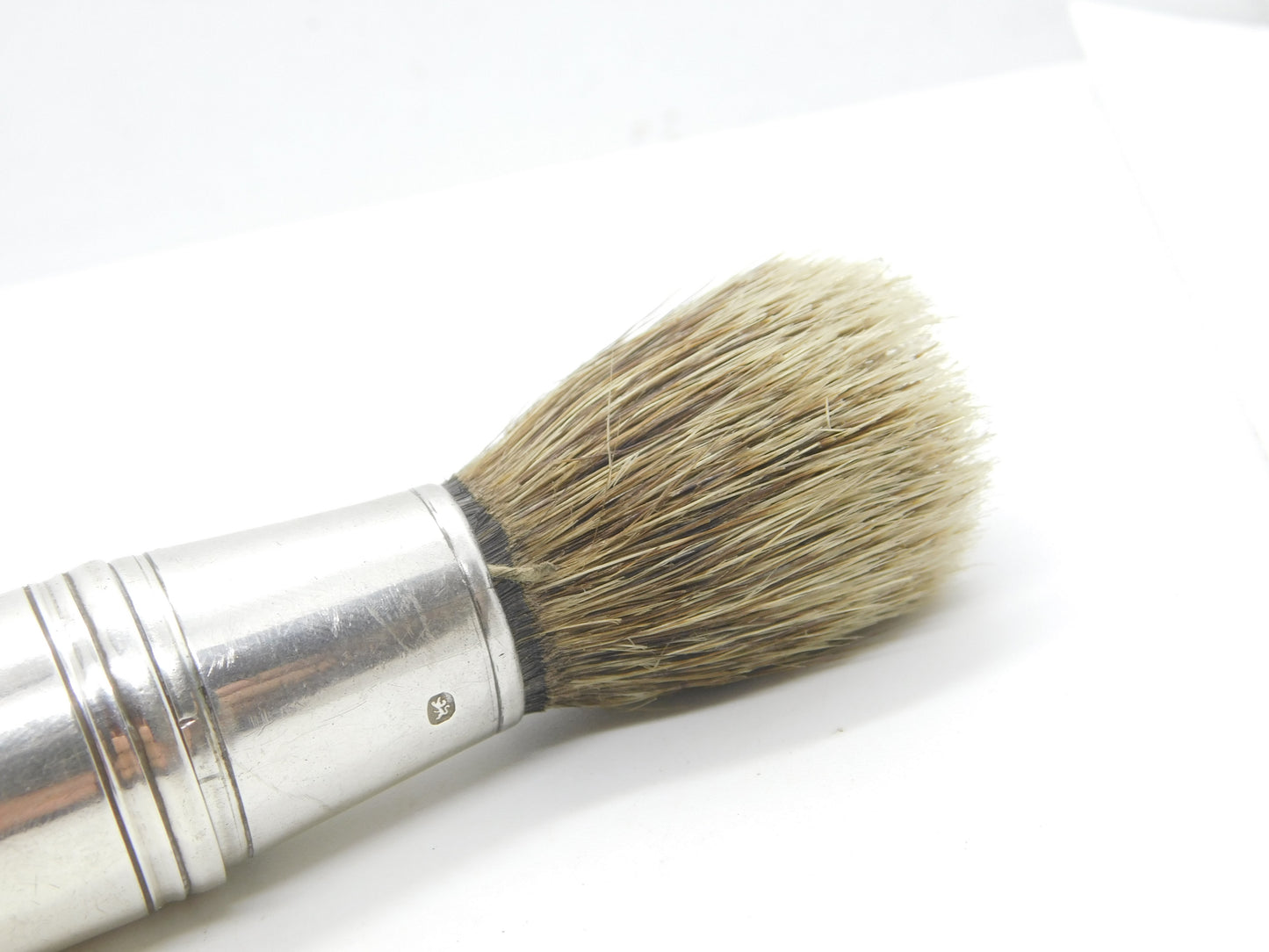 George IV Sterling Silver Travelling Shaving Brush Antique 1825 London