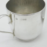 Victorian Sterling Silver Teacup & Saucer 1891 London Antique Edward Hutton