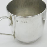 Victorian Sterling Silver Teacup & Saucer 1891 London Antique Edward Hutton