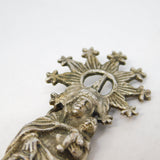Victorian Sterling Silver Carved Bloodstone 'R' Initial Religious Seal Antique c1880