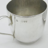 Victorian Sterling Silver Teacup & Saucer 1891 London Antique Edward Hutton
