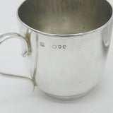 Victorian Sterling Silver Teacup & Saucer 1891 London Antique Edward Hutton