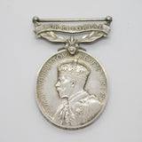 Sterling Silver Territorial Army Efficient Service Medal 'CPL A Cannon' c1930 Antique
