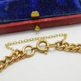 Victorian 9ct Rose Gold, Turquoise & Seed Pearl Graduating Bracelet c1880