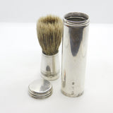 George IV Sterling Silver Travelling Shaving Brush Antique 1825 London