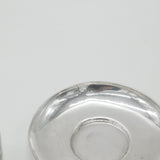 Victorian Sterling Silver Teacup & Saucer 1891 London Antique Edward Hutton