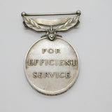 Sterling Silver Territorial Army Efficient Service Medal 'CPL A Cannon' c1930 Antique