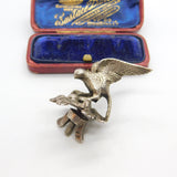 Victorian Sterling Silver Soaring Eagle Teapot or Trophy Finial c1880 London