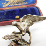 Victorian Sterling Silver Soaring Eagle Teapot or Trophy Finial c1880 London