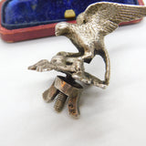 Victorian Sterling Silver Soaring Eagle Teapot or Trophy Finial c1880 London