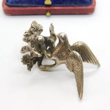 Victorian Sterling Silver Soaring Eagle Teapot or Trophy Finial c1880 London