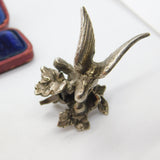 Victorian Sterling Silver Soaring Eagle Teapot or Trophy Finial c1880 London