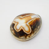 George III Silver Plated & Cowrie Shell Cross Pattern Snuff Box Antique c1780