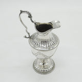 George III Sterling Silver Neoclassical Pedestal Jug Antique 1773 London