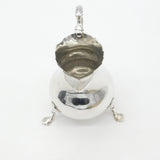 Early Georgian Sterling Silver Scrolled Foot Cream Jug Antique 1766 London