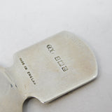 Sterling Silver & Enamel London Crest Tea Caddy Spoon Vintage 1951 Birmingham