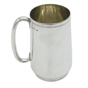 Victorian Exeter Assay Sterling Silver Pint Tankard Mug Antique 1877