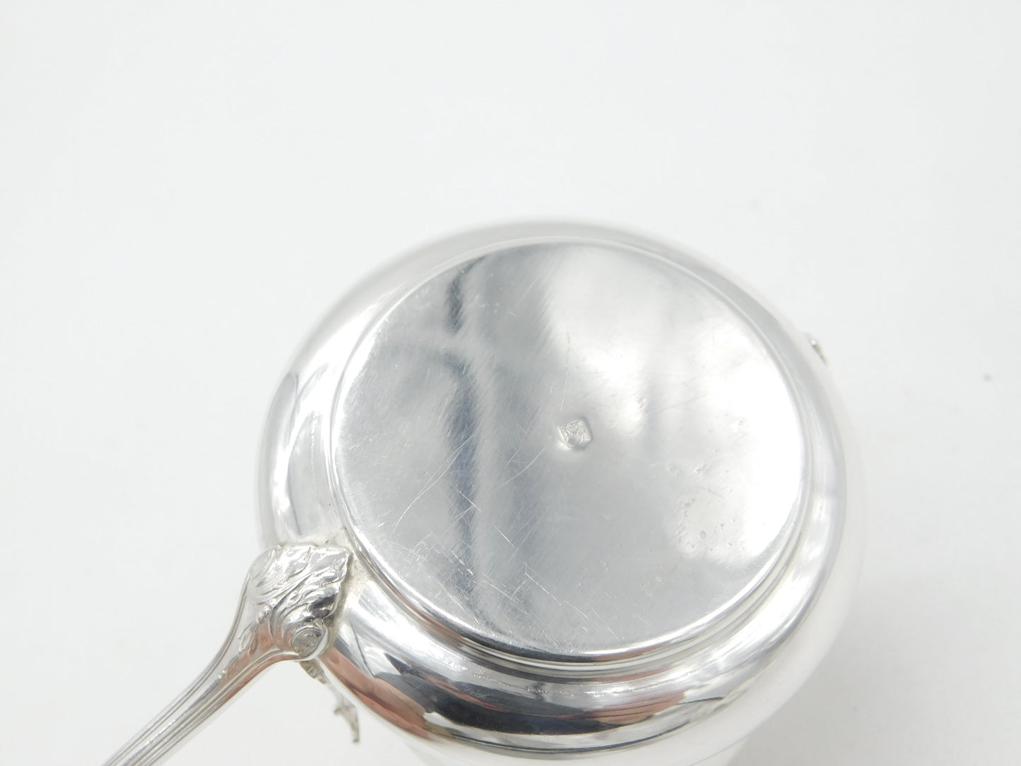 Victorian Dutch Sterling Silver Tea Strainer with Bowl Honey Bee Detail Antique