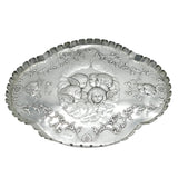 Edwardian Sterling Silver Reynolds Angels Calling Card Tray Antique 1903 Birmingham