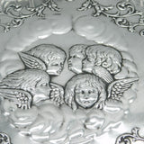 Edwardian Sterling Silver Reynolds Angels Calling Card Tray Antique 1903 Birmingham