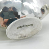 Pruden & Smith Sterling Silver Arts & Crafts Style Salt Cellars Vintage Sheffield
