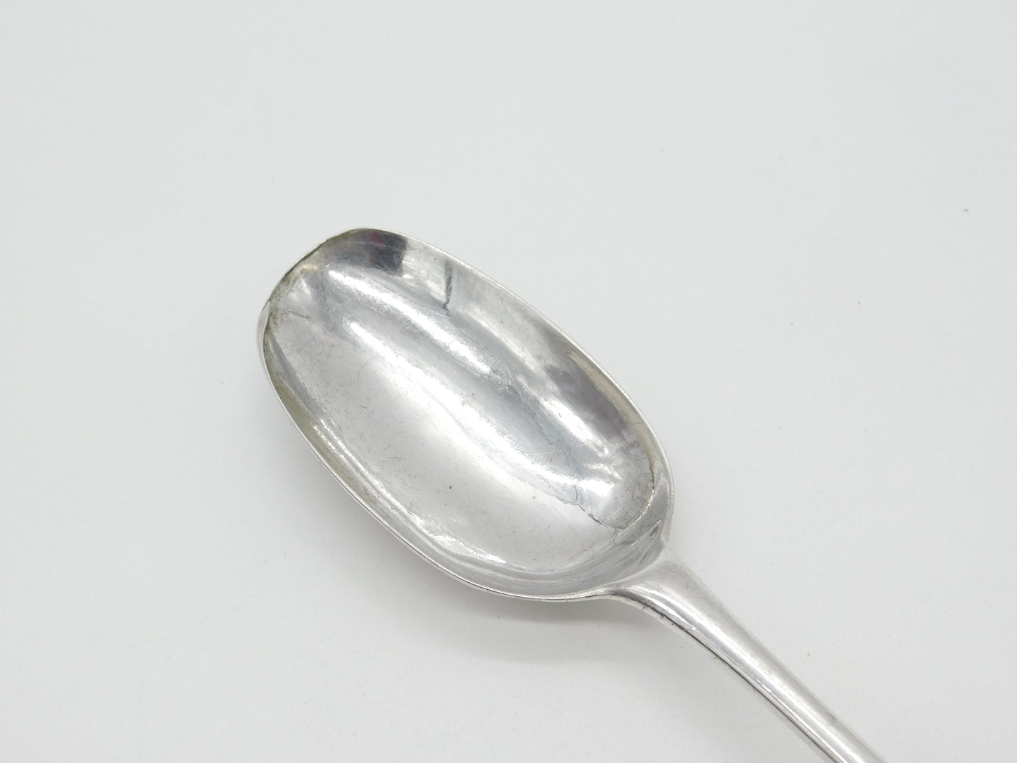 George I Britannia Silver Rat Tail Serving Spoon Antique 1717 London C. Jackson