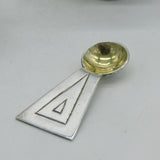 Pruden & Smith Sterling Silver Arts & Crafts Style Salt Cellars Vintage Sheffield