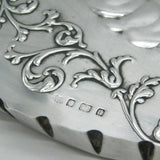 Edwardian Sterling Silver Reynolds Angels Calling Card Tray Antique 1903 Birmingham