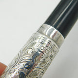 Victorian Boxed Sterling Silver & Ebony Conductor's Baton Antique 1926 London