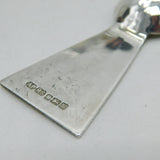 Pruden & Smith Sterling Silver Arts & Crafts Style Salt Cellars Vintage Sheffield