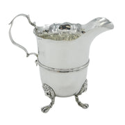 Victorian Sterling Silver Lion Mask Scrolled Cream Jug Antique 1901 London