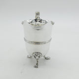 Victorian Sterling Silver Lion Mask Scrolled Cream Jug Antique 1901 London