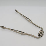 George I Sterling Silver Sprung-arm Sugar Tongs Antique c1720 Samuel Hitchcock