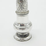 Early Georgian Sterling Silver Muffineer Sugar Caster 1769 London Robert Peaston
